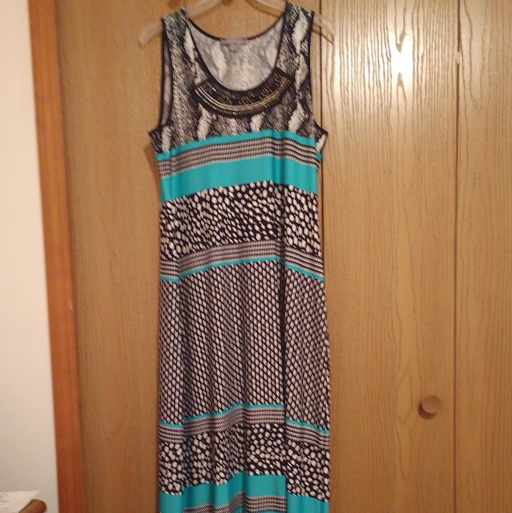 PRICE DROP!!! Long, Beautiful, Beaded, Sundress